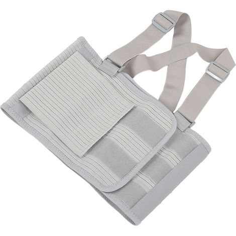 Sangle de maintien thoracique respirante, élastique à double soutien pour côtes fracturées, avec bretelles réglables (1/5)