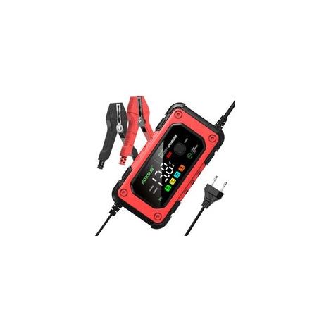 Mainteneur de Chargeur de Batterie Intelligent 12V/24V Protections Multiples de Réparation pour Voiture, Camion/AGM/Gel/Wet/SLA (1/4)