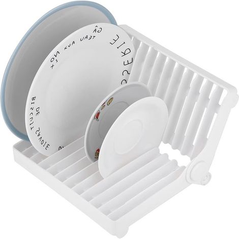 Égouttoir à vaisselle pliable – plastique – organiseur – couverts / légumes / fruits – facile à nettoyer (1/5)