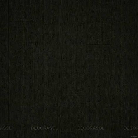 Naturasol – Parquet massif bambou brossé noir – Résistant à l'humidité – Largeur 13 cm – Épaisseur 15 mm – Pose collée – Label FSC