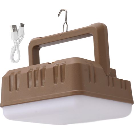 Wiederaufladbare LED-Campingtaschenlampe per USB, wasserdicht nach IPX4