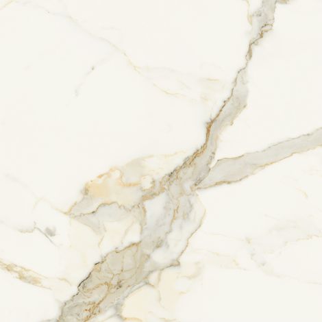 Carrelage sol / mur effet marbre beige 120X120 cm - SCULTOREA calacatta oro fino J406 (vendu par boite de 2,88m2) (1/3)