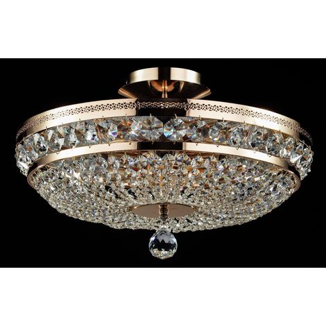 Lampadario Royal Classic in Metallo Ottilia Oro (1/2)
