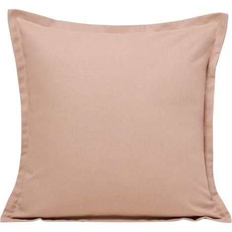 Housse de coussin en Coton lin uni  LEOLINO (1/4)