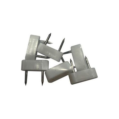 PACK 6 unid. TOPE ARMARIO 2 PUNTAS 7x18mm BLANCO EDM (1/3)