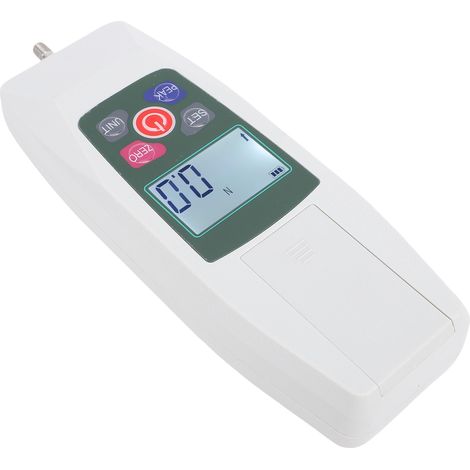 Dynamomètre numérique 50N, 4 unités, écran LCD rétroéclairé, arrêt automatique, pince de traction/poussée haute précision (1/5)