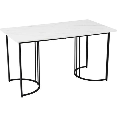 Conjunto de Mesa y Sillas con 1 Mesa de Comedor y 4 Sillas con Respaldo, Metal, MDF y Terciopelo, Verde Oscuro (1/5)