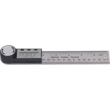 Digitaler Winkelmesser 0–200 mm, hochpräziser elektronischer 360°-Winkelmesser, Neigungsmesser mit LCD-Bildschirm, professionelle Winkelmessung (1/5)