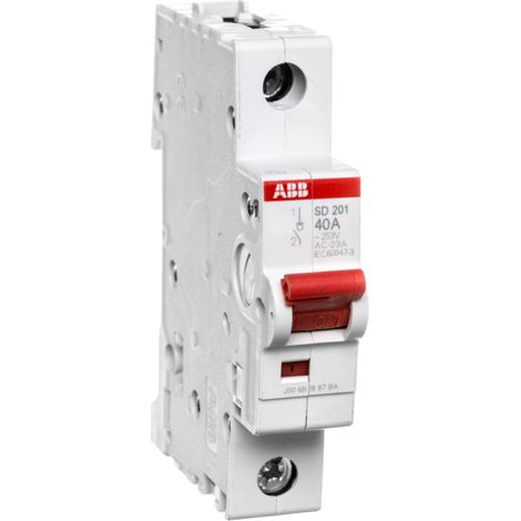 Interruptor-seccionador modular 40A 1P SD201/40 2CDD281101R0040