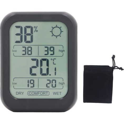 Thermometer Humidity Gauge High Definition Large Screen Accurate Hygrometer Thermometer for Indoor (1/5)