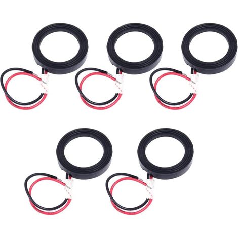CSPARKV 5PCS Accessoires Nébuliseur Ultrasonique, 25mm 1.70MHz Accessoires pour Humidificateur Ultrasons,avec Nébuliseur Cordon et Joint en Céramique (1/4)