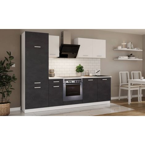 Cuisine Toni 260 cm blanc / matera (1/2)