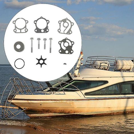 Kit d'entretien pour pompe à eau marine 692W0078, compatible avec les moteurs hors-bord de 60 à 90 CV. (1/4)