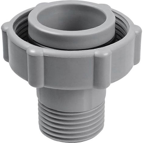 Raccord de vidange pour piscine BestWay P6A1420 Coleman Pools. Se fixe au fond de la piscine. (1/5)
