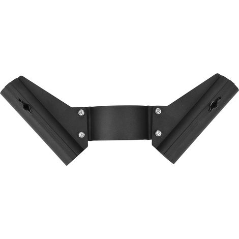 Support de mât de drapeau en aluminium double support, compatible avec mâts jusqu'à 2,5 cm de diamètre, tubes de vérin 5 cm et 5,7 cm (1/5)