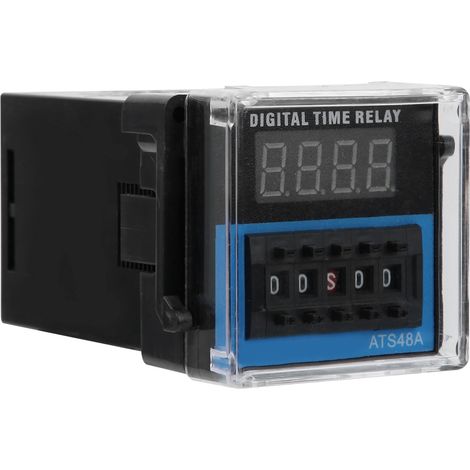Relais temporisé à affichage numérique ATS48A-1Z, module de relais temporisé 220 V (1/5)