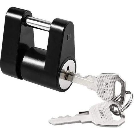 Serrure d'attelage - YSTP - 1/4" de diamètre - 3/4" de portée - Noir - Verrous pour remorques (1/4)