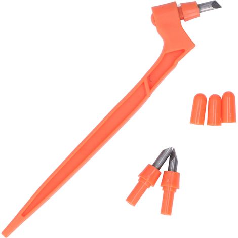 Stylo outil de découpe rotatif à 360°, couteau à papier à sculpter portatif en acier à haute teneur en carbone, avec 3 lames. (1/5)