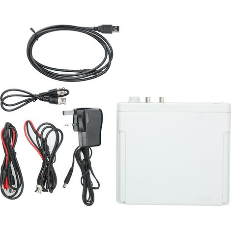 Signalgenerator JDS6600-60M mit Frequenzmessung und Netzteil (100–240 V Wechselstrom), UK-Stecker (1/5)