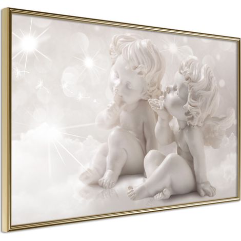 Affiche Murale Encadrée "Innocence" 30 x 20 cm Or