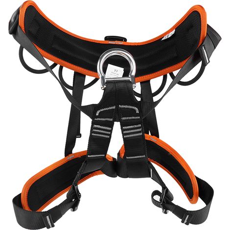 Harnais anti-chute demi-corps confortable pour escalade, sauvetage, spéléologie et travail en hauteur, ceinture de soutien robuste, protection extérieure, sécurité optimale. (1/5)