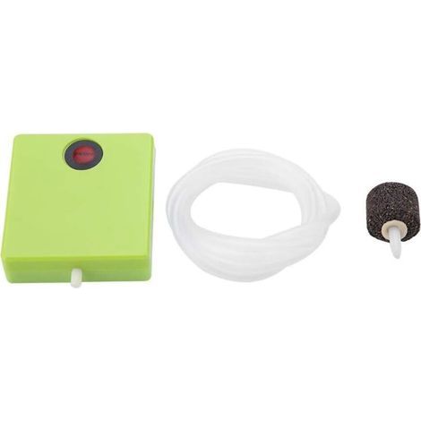 Aérateur de Pompe à Air, Portable Batterie Sèche Aquarium Air Pompe Aérateur avec Pierre Pompe à Air Batterie Peut être Porté Pendant la Pêche (1/5)