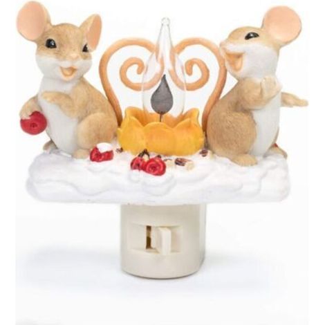 Charmante queue de souris dans une veilleuse de feu de camp, fausse bougie sans flamme pour feu de camp, jolie veilleuse à insérer dans le mur, décorations de maison hantée d'Halloween (1/4)