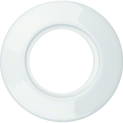 Marco de interruptor Hager 1930 porcelana brillante sin tornillos fácil