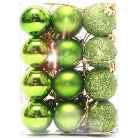 Décorations de Noël : 24 petites boules de Noël de 3 cm (1,18 pouce) pour sapin de Noël. (1/5)