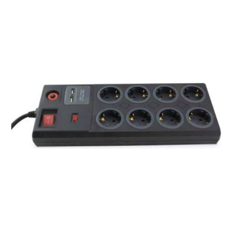 Mehrere Basis 8 Stecker + 2 USB + allgemeiner Schalter 1,4 Meter GSC 000803393