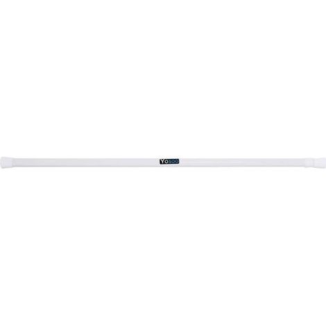 Tringle à Rideau - Non spécifié - Téléscopique - Métal - 85150cm - Blanc-Ywey (1/5)
