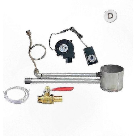 Chauffage d'intérieur à mazout efficace - Outil de chauffage robuste pour usage résidentiel - Diamètre 16 cm (1/3)