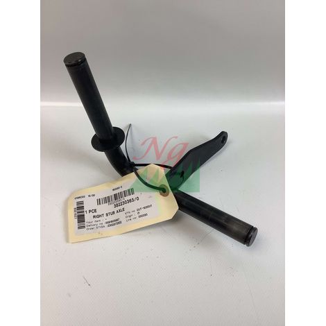 Eje de dirección derecho original STIGA ZNN NJ92 para tractor cortacésped 382230363/0 (1/3)