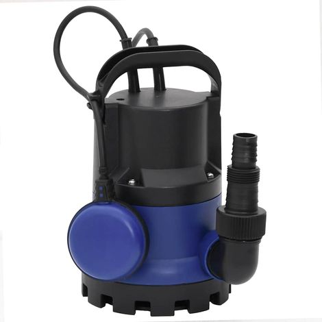 Pompe submersible eaux usées 400 W avec flotteur, noir et bleu, câble 10 m - PANGIVO (1/5)