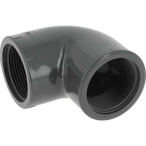 Coude plastique 90° femelle-femelle 40-49