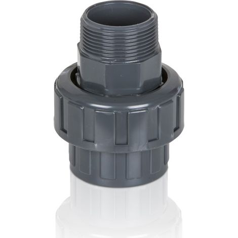 PVC Verbinder GRE pvc connector Material PVC UV-beständig korrosionsfest 3 Stück