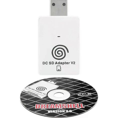 POUR B02B-Dc Adaptateur Lecteur de Carte SD TF V2 Pour Sega Dreamcast et CD avec chargeur de démarrage Dreamshell-JXLGV (1/4)