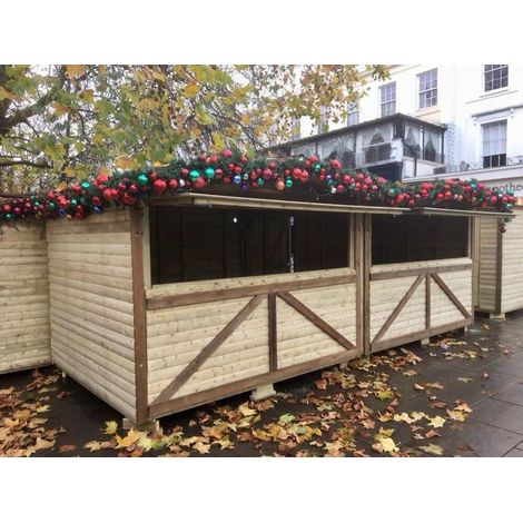 Wooden Garden 6M X 2.4M Standard Connecting Chalets