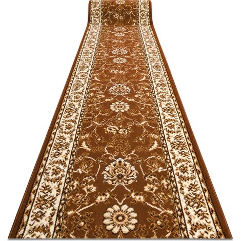 Läufer BCF MORAD Klasyk Klassisches braun 100 cm brown 100x230 cm