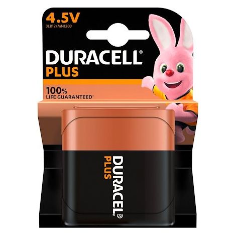 Blister 1 pile Duracell - 4,5V LR12 Plus (1/4)