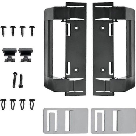 Poignée de porte de réfrigérateur noire pour frigo DM2672 DM2682 DM2872 - Pièce de rechange accessoire compatible. (1/4)