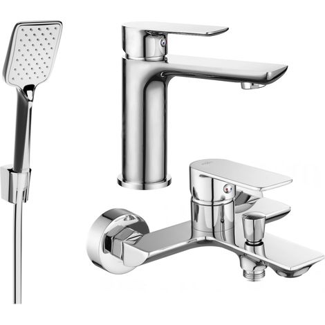 Mexen Alfa R62 set da bagno, cromo - 745703R62-00 (1/4)