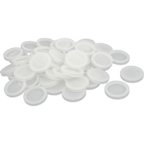 Schuhe Kabinett Kunststoff Air Vent Louver Abdeckung 67mm Durchmesser 8mm Sperrholz Dicke 50pcs (1/4)