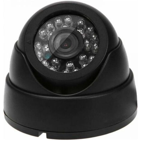 HOXILEELEO - Caméra de surveillance HD 1080p – Vision nocturne infrarouge – Alimentation 12 V CC – Pour la sécurité intérieure et extérieure (1/5)