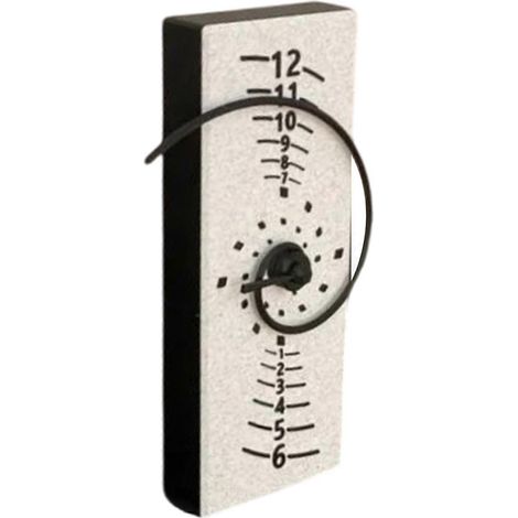 Horloge murale moderne Fibonacci avec affichage unique de l'heure, aiguilles en spirale, mouvement silencieux, idéale pour les techniciens. (1/5)
