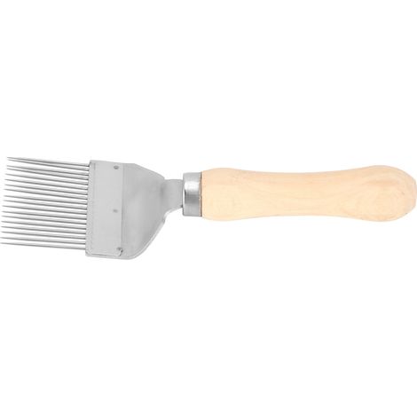Couteau à Décoper 18 Dents Inox, Fourche et Pelle pour Apiculture - Outils Ruche (1/5)