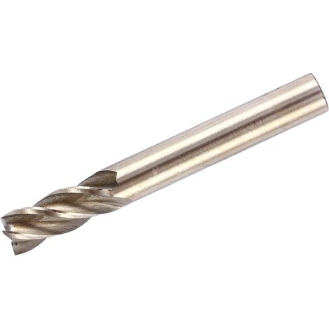 Foret Fraise à Queue Cylindrique 4 Dents HSS 4mm-12mm pour CNC Usinage Professionnel (1/5)