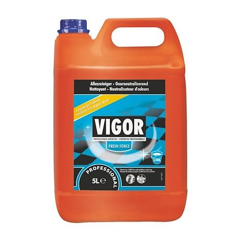 Nettoyant surodorant multi-usages Vigor Fresh Force - Bidon de 5 litres