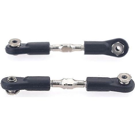 Lot de 2 biellettes de direction 8020 pour voitures RC 1/7 -07 DBX07 EX-07 EX07 (pièces détachées et accessoires) - Noir (1/5)