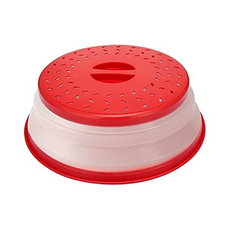 Mikrowellenabdeckung – faltbarer Spritzschutz – Abtropfkorb für Obst – aus PP-Material – BPA-frei (1/5)